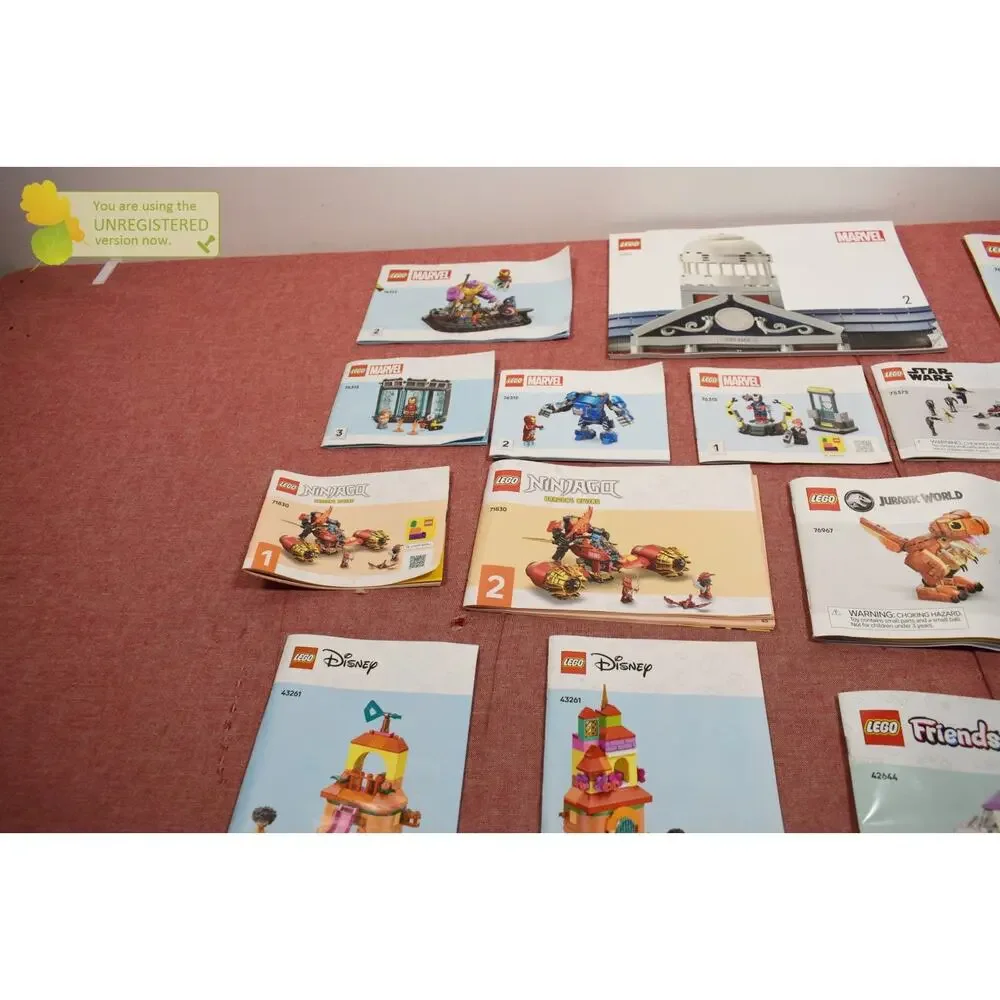 LEGO Manuals 76323, 76315, 76294, 75372, 75373, 76967, 71830, 43261, 42644 Lot*